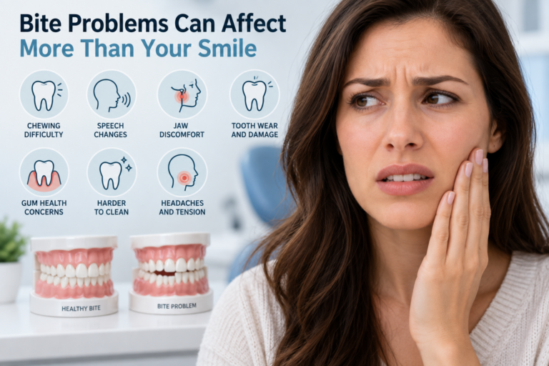 how bite problems affect mouth guide
