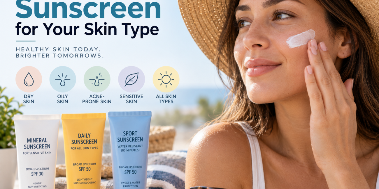 how to find the right sunscreen for your skin type guide